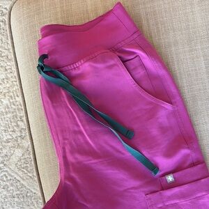Figs Women's Pants in Vibrant Pink